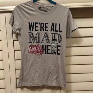 Disney Gray 'We're All Mad Here' T-Shirt